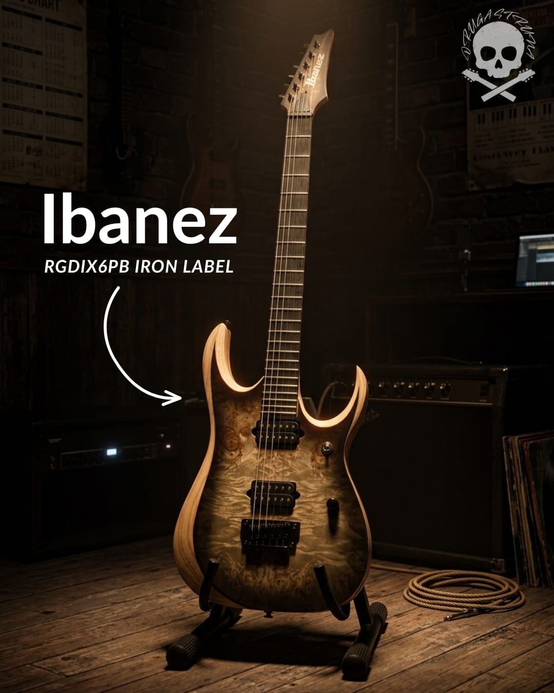 Ibanez RGDIX6PB Iron Label